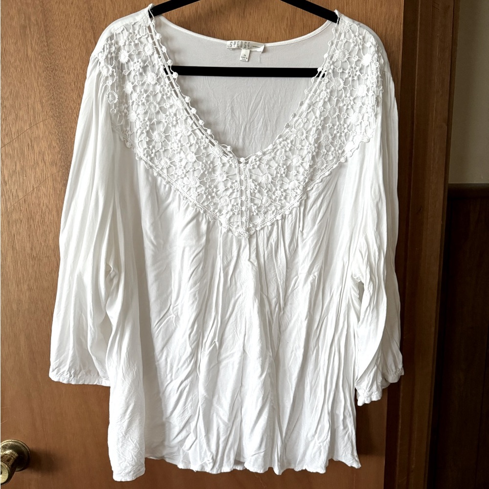 Spence 3X White top